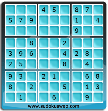 Sudoku de Nivel Fácil Sudoku de Nivel Fácil