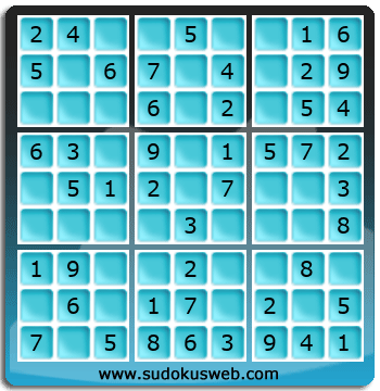 Nivel Muito Facil de Sudoku Nivel Muito Facil de Sudoku