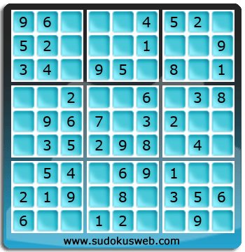 Nivel Muito Facil de Sudoku Nivel Muito Facil de Sudoku