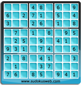 Sudoku de Nivel Muy Fácil Sudoku de Nivel Muy Fácil