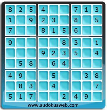 Sudoku de Nivel Muy Fácil Sudoku de Nivel Muy Fácil