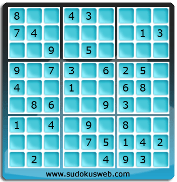 Sudoku de Nivel Fácil Sudoku de Nivel Fácil