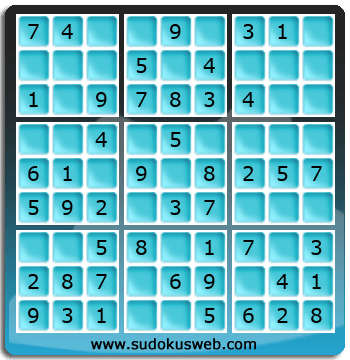 Sudoku de Niveau Très Facile Sudoku de Niveau Très Facile