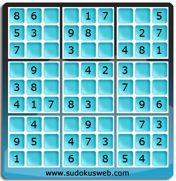 Sudoku de Nivell Molt Fàcil Sudoku de Nivell Molt Fàcil