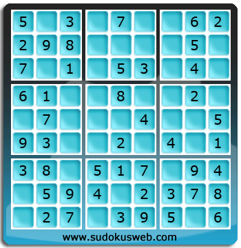 Very Easy Level Sudoku Very Easy Level Sudoku