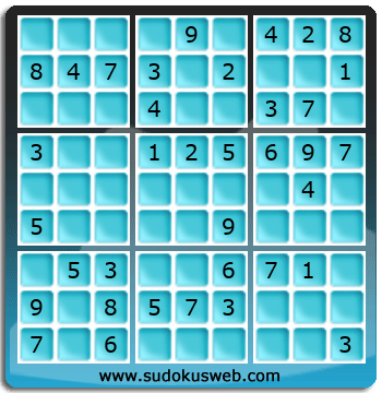 Sudoku de Nivel Fácil Sudoku de Nivel Fácil