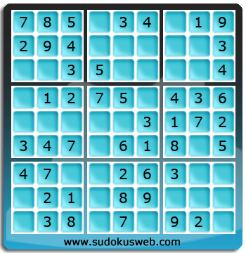 Sudoku de Nivell Molt Fàcil Sudoku de Nivell Molt Fàcil