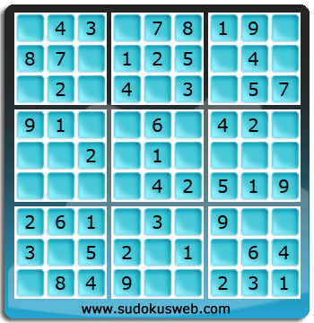 Sudoku von sehr einfacher höhe