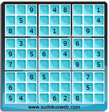 Sudoku von mittelmässiger höhe