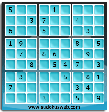 Sudoku von mittelmässiger höhe