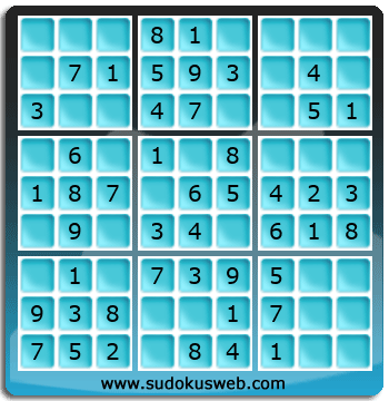 Sudoku de Nivell Molt Fàcil Sudoku de Nivell Molt Fàcil