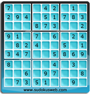 Sudoku de Nivel Muy Fácil Sudoku de Nivel Muy Fácil