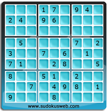 Sudoku von mittelmässiger höhe Sudoku von mittelmässiger höhe