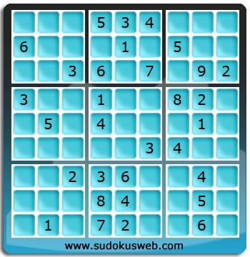 Sudoku von mittelmässiger höhe