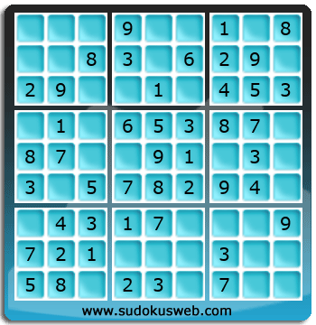 Sudoku de Niveau Très Facile Sudoku de Niveau Très Facile