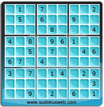 Sudoku von mittelmässiger höhe