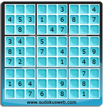 Sudoku von einfacher höhe Sudoku von einfacher höhe
