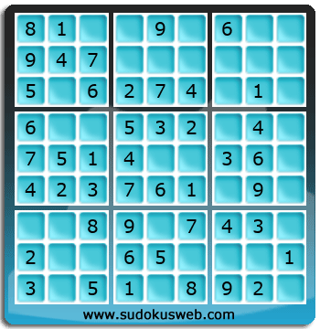 Sudoku de Niveau Très Facile Sudoku de Niveau Très Facile