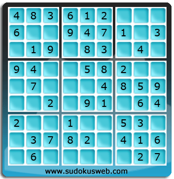 Sudoku de Niveau Très Facile Sudoku de Niveau Très Facile