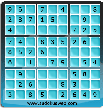 Nivel Muito Facil de Sudoku Nivel Muito Facil de Sudoku