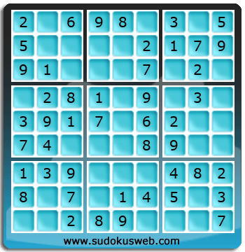 Nivel Muito Facil de Sudoku