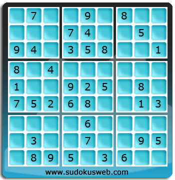Sudoku von einfacher höhe