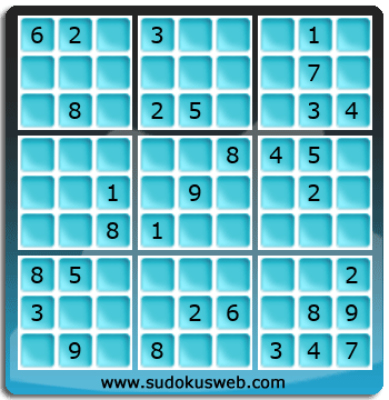 Sudoku von mittelmässiger höhe