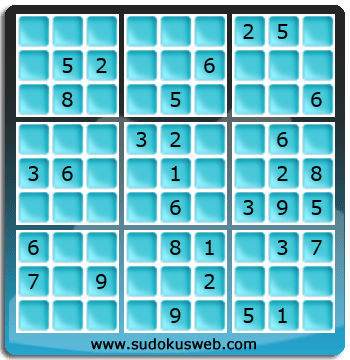 Sudoku von mittelmässiger höhe