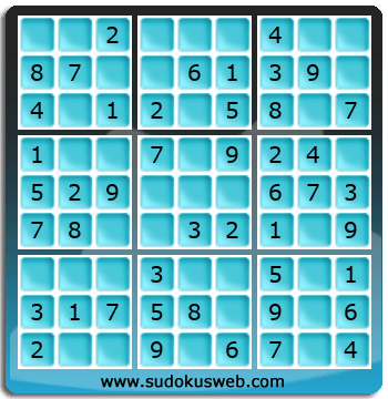 Sudoku de Nivell Molt Fàcil Sudoku de Nivell Molt Fàcil