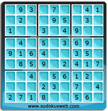 Sudoku de Niveau Très Facile