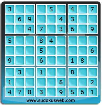Sudoku de Niveau Facile Sudoku de Niveau Facile
