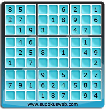 Sudoku de Niveau Très Facile Sudoku de Niveau Très Facile