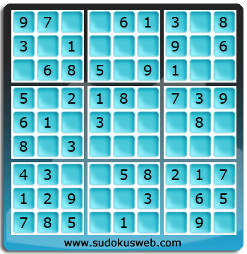 가장 쉬운 단계의 스도쿠 가장 쉬운 단계의 스도쿠