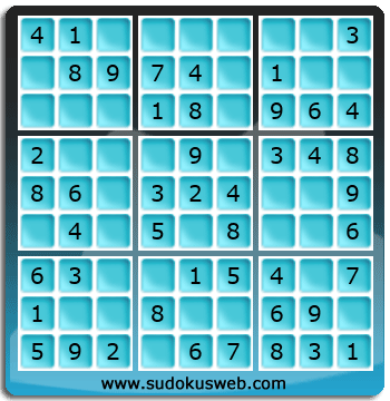 Sudoku de Niveau Très Facile Sudoku de Niveau Très Facile