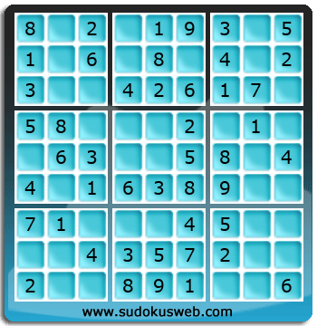 Nivel Muito Facil de Sudoku Nivel Muito Facil de Sudoku