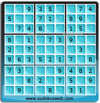 Nivel Muito Facil de Sudoku Nivel Muito Facil de Sudoku