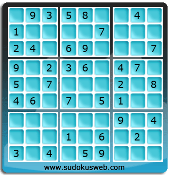 Nivel Facil de Sudoku Nivel Facil de Sudoku