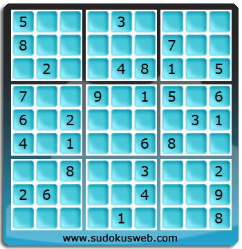 Sudoku von mittelm&auml;ssiger h&ouml;he