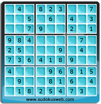 Sudoku de Nivel Muy F&aacute;cil