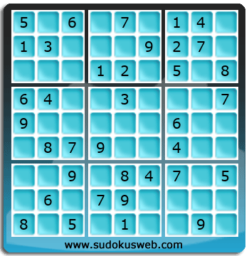 Sudoku de Nivel F&aacute;cil