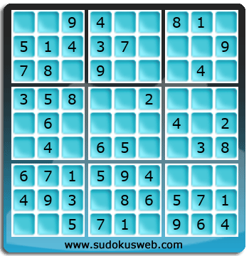 Sudoku von sehr einfacher h&ouml;he