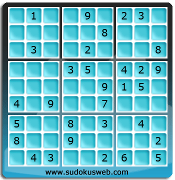 Sudoku von mittelm&auml;ssiger h&ouml;he