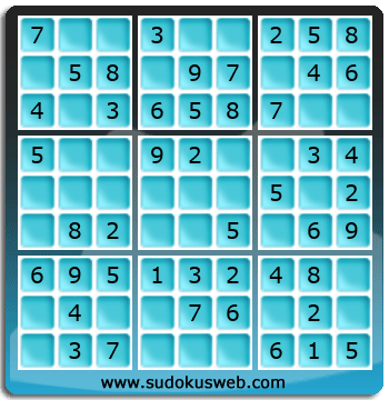 Sudoku de Nivell Molt Fàcil Sudoku de Nivell Molt Fàcil