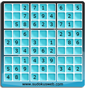 Sudoku de Nivel Muy Fácil Sudoku de Nivel Muy Fácil