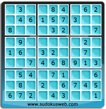 가장 쉬운 단계의 스도쿠