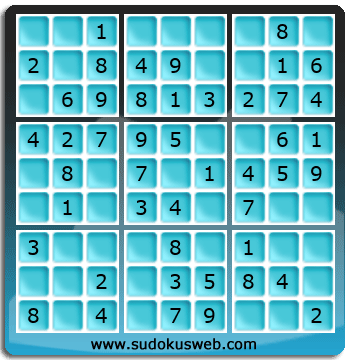 Sudoku de Nivel Muy Fácil Sudoku de Nivel Muy Fácil