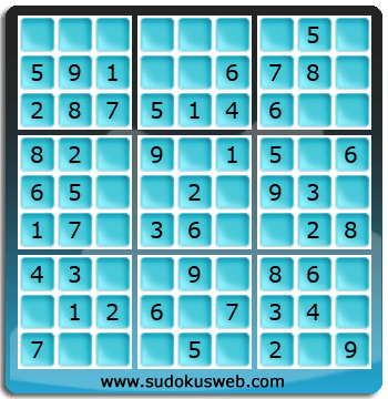 Sudoku de Nivel Muy F&aacute;cil