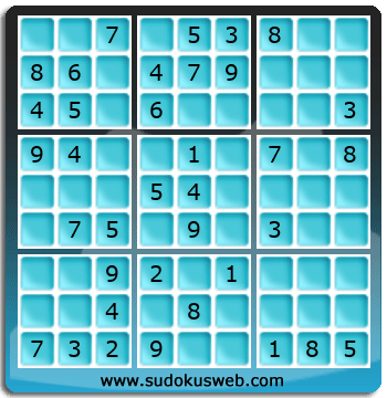 Nivel Facil de Sudoku