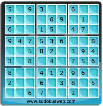 Sudoku de Niveau Tr&egrave;s Facile