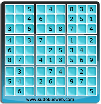Sudoku de Nivel Muy F&aacute;cil